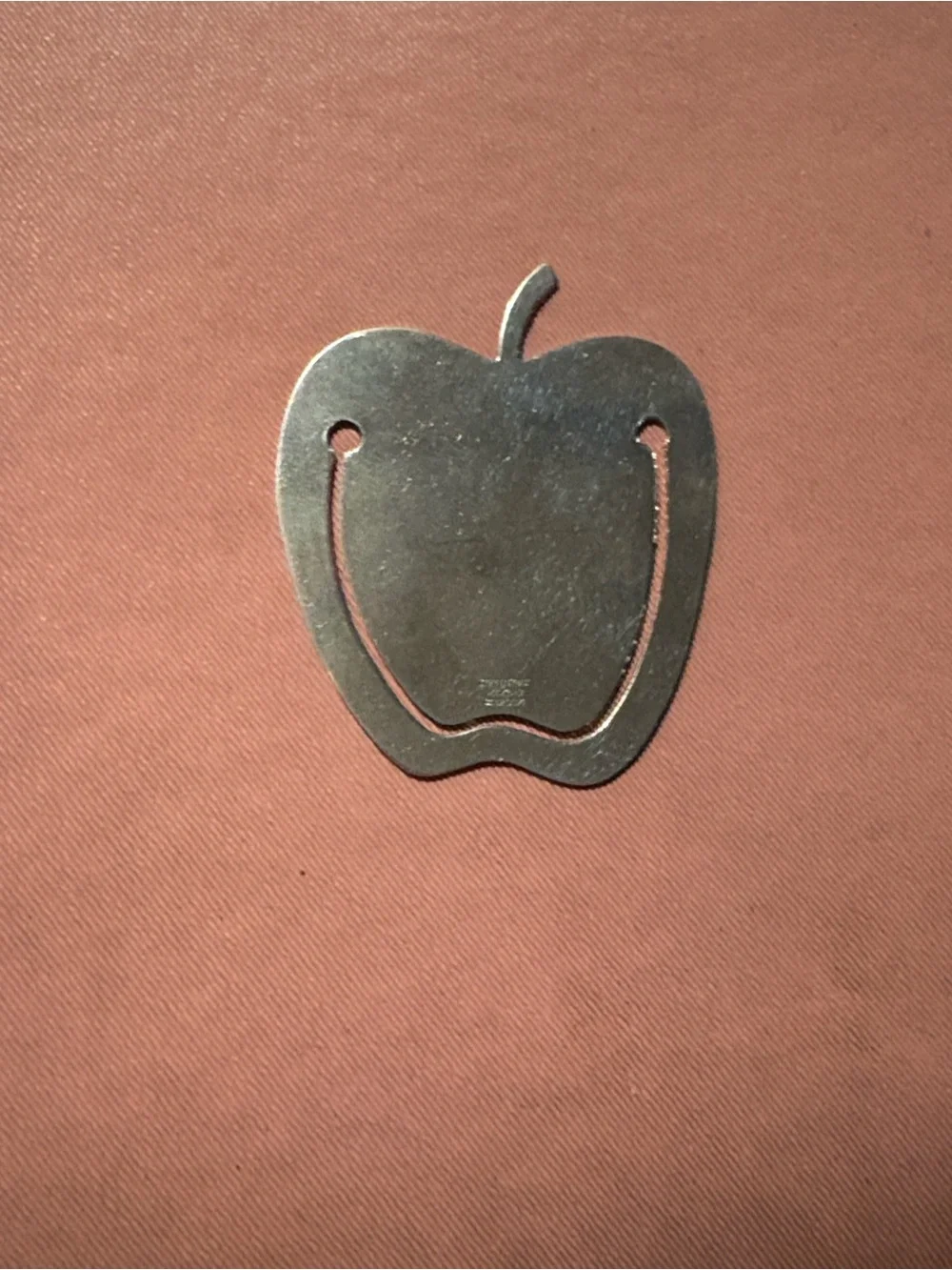 Tiffany & Co Sterling Silver Apple Bookmark